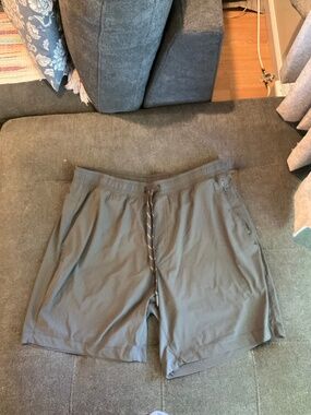 EUC Rhone Gray Active Shorts 30" Waist